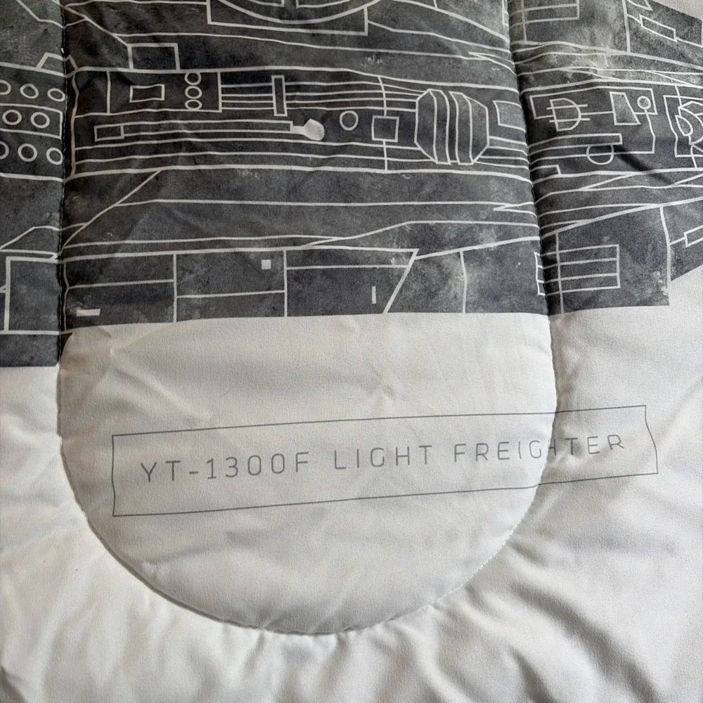 Jay Franco Star Wars Falcon Schematics Twin Size Comforter Only